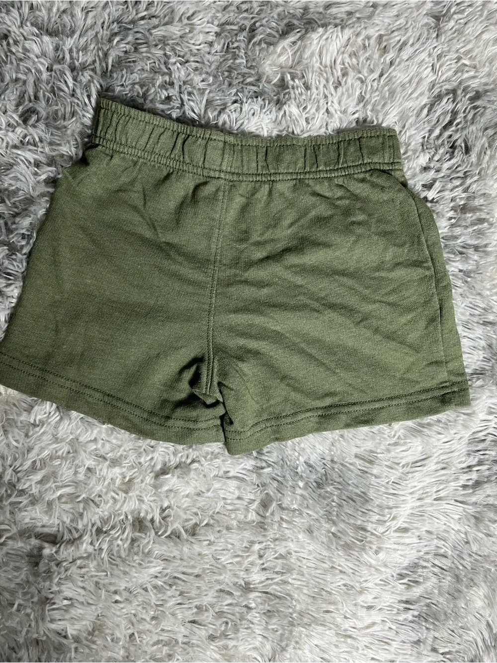 Carter’s Toddler Girls Olive Green Pull On Shorts 4T Casual Elastic Waist